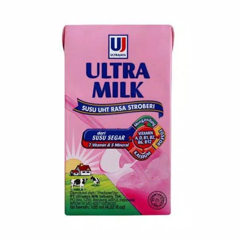 

Ultra UHT Strawberry 125 Gr AYES TOSERBA