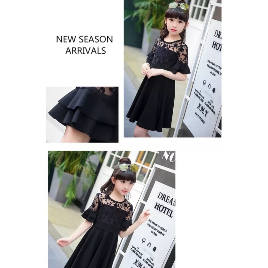 (COD) Dress Kids Brukat / Dress Anak / Setelan Anak