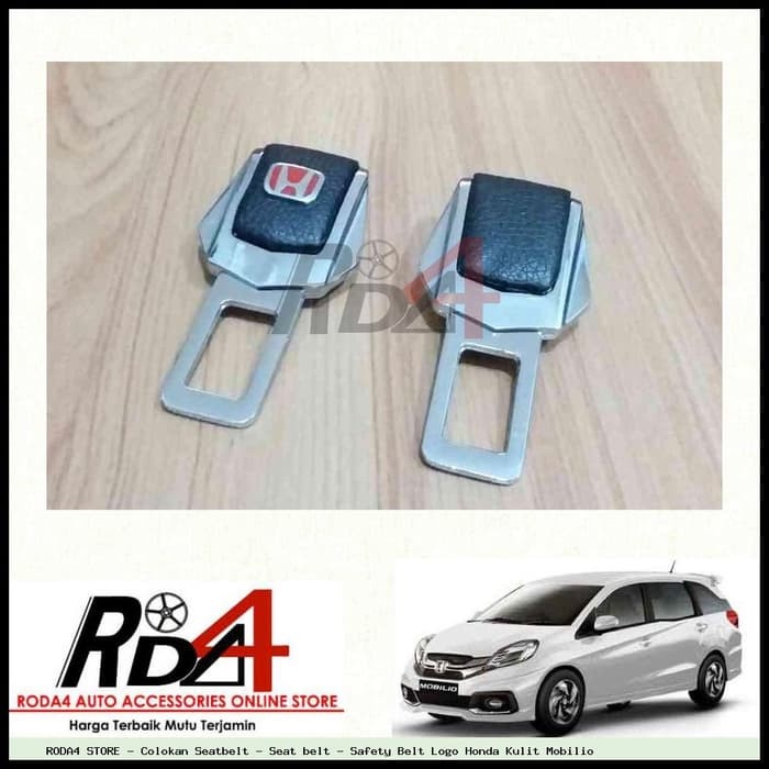 Colokan Seatbelt - Seat belt - Safety Belt Logo Honda Kulit Mobilio