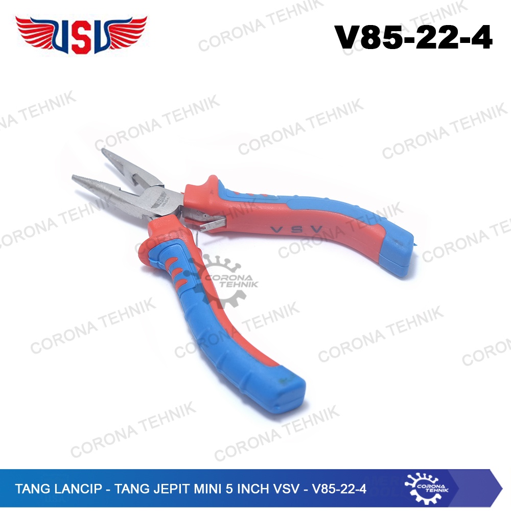 VSV - V85-22-4 - Tang Lancip - Tang Jepit Mini 5 Inch