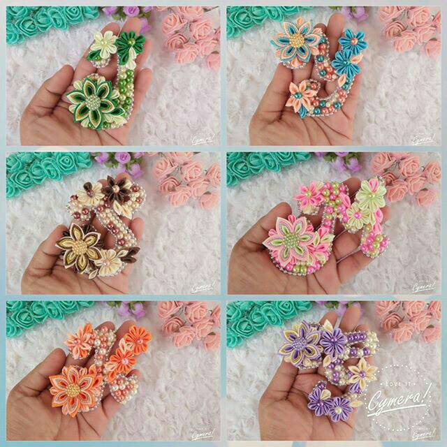 Bros huruf / bros abjad / bros kanzashi / bros dada