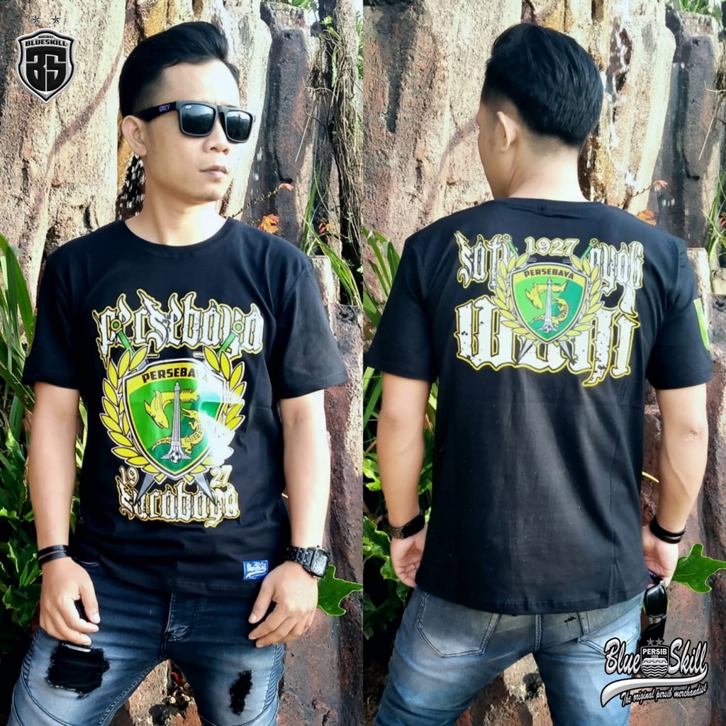 Kaos persebaya surabaya 1927 / kaos persebaya nyali wani / kaos distro persebaya / kaos persebaya untuk pria dan wanita / kaos originalblueskill