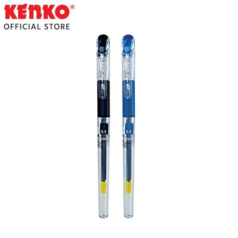 

(L2Z2) ⭐️ Pulpen gel kenko KE-200 magic gel ( 12 pcs ) //Produk@trend