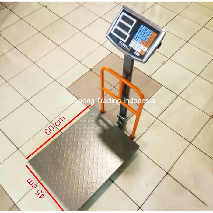 Timbangan Barang Digital 600kg Akurasi 0.1kg / Timbangan Duduk Bench Scale