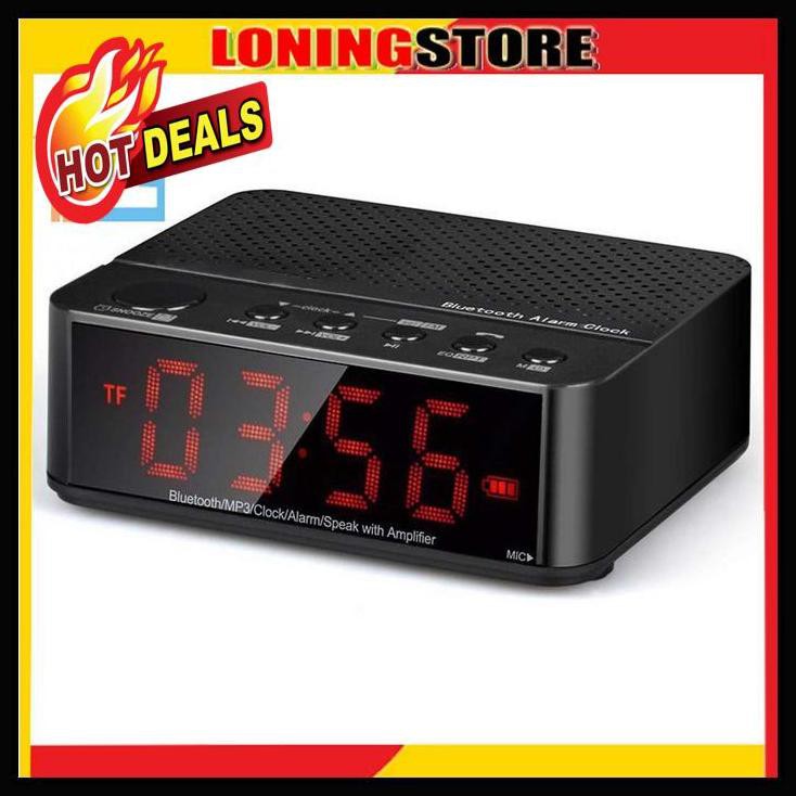 Desktop Bluetooth Speaker Alarm Clock Promo