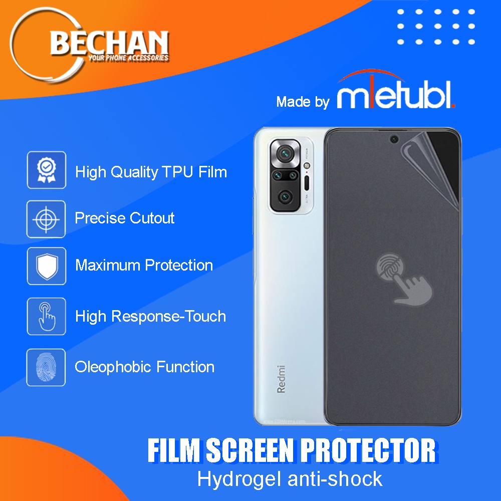 Anti Gores Xiaomi Redmi Note 10 Pro Hydrogel Screen Protector Matte Anti Glare Not Tempered Glass