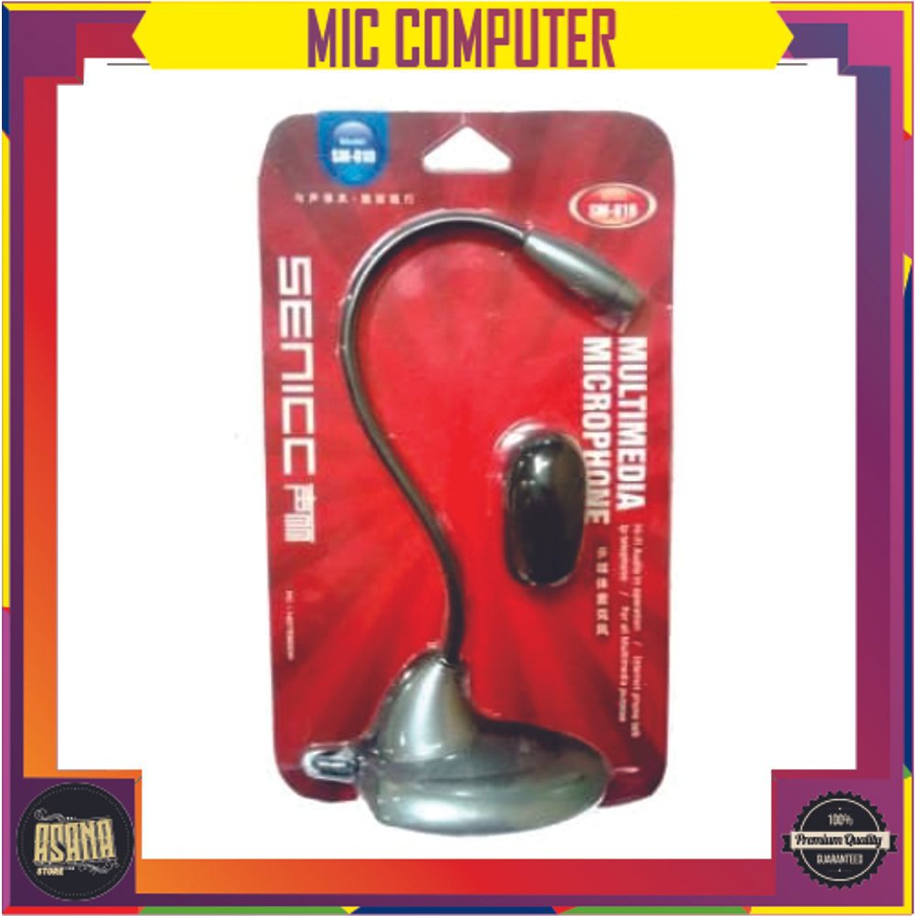 Dijual MIC KOMPUTER SENICC UNTUK PC MULTIMEDIA MICROPHONE terbaik