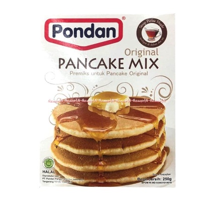 Pondan Original Chocolate Pancake Mix 250gr Tepung Kue Instant Membuat Penkek Original Pancek Cokelat Coklat Pon Dan