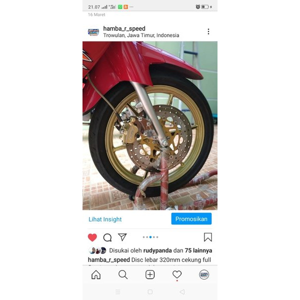 disc piringan lebar cakram psm floating 320 mm suzuki shogun satria 2 tak lumba hiu lscm malaysia to