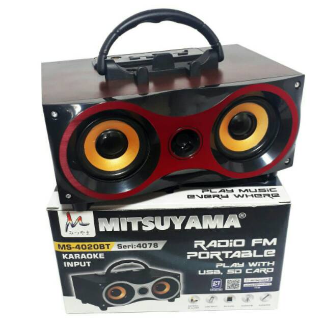 SPEAKER BLUETOOTH / RADIO SPEAKER PORTABLE MITSUYAMA MS-4020BT