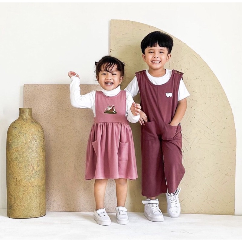 Mooi Jumpsuit Pocket Overall 1-5 Tahun - Jumpsuit Anak