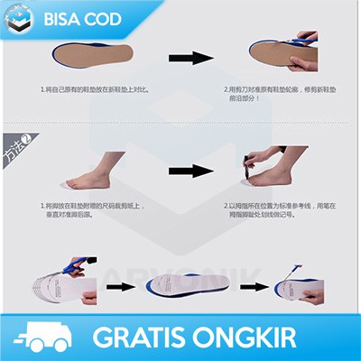 INSOLE SEPATU PRIA WANITA PENINGGI RHODEY C-728 ORIGINAL SOL SEPATU