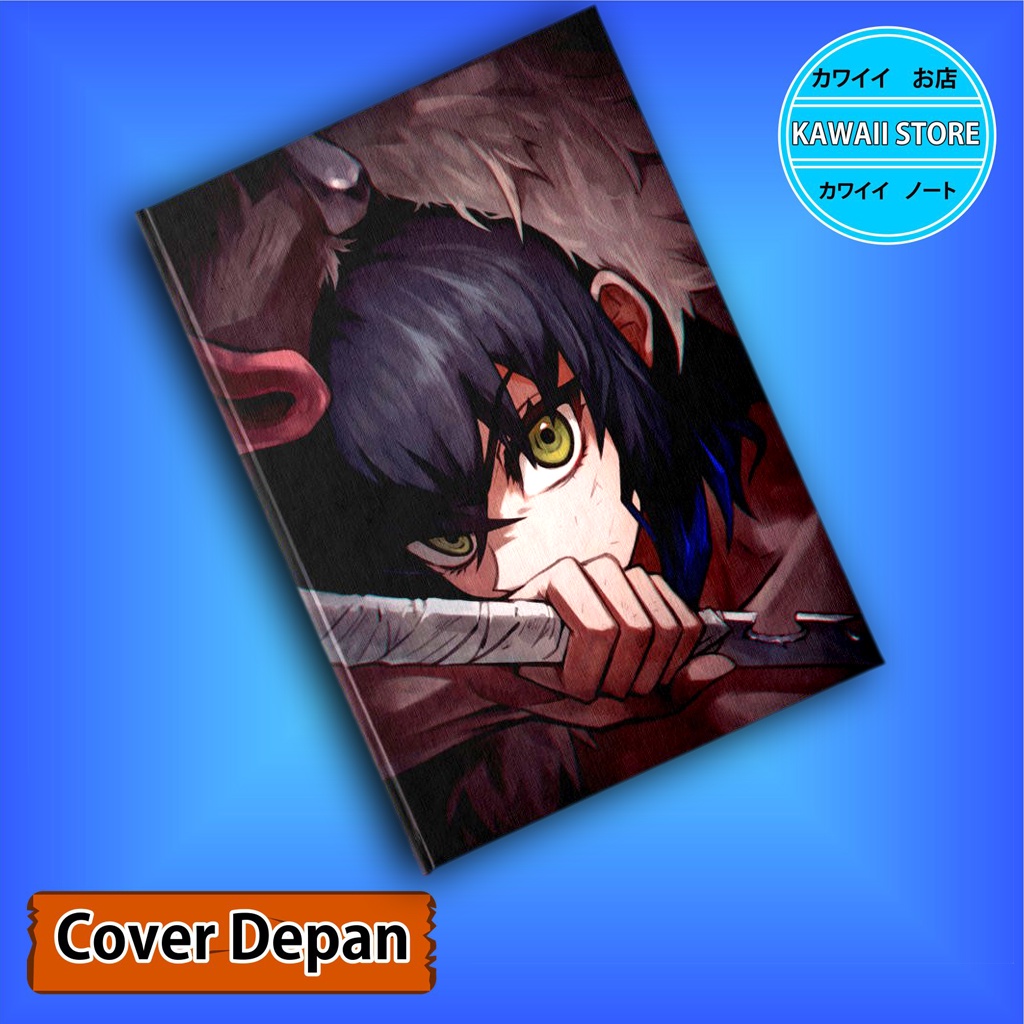 

Notebook / Pocket book Hard Cover Anime Kimetsu no Yaiba INOSUKE A uk A5 & A6 / Notes Book