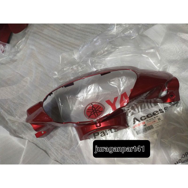 batok depan mio sporty merah marun original batok kepala depan mio lama merah marun original