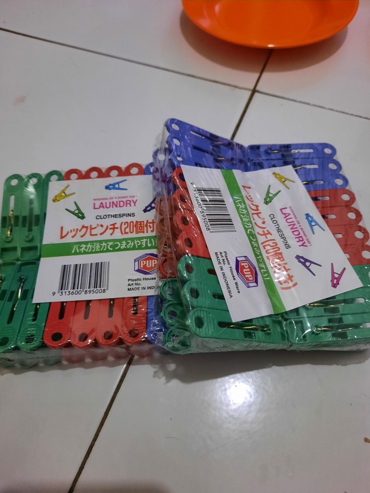 Jepitan Baju Jemuran / Laundy Clips Pup