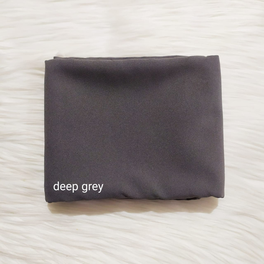 Bisa Cod Pasmina diamond 170x70cm / pashmina sabyan /pashmina diamond premium-Deep grey