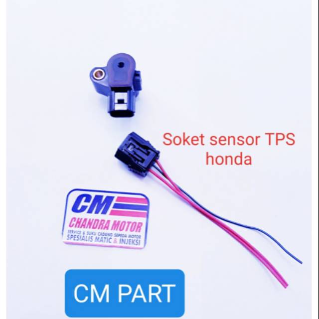 Soket sensor tps honda beat fi - scoopy fi - vario 125  150 - verza - new supra x 125 fi - revo fi