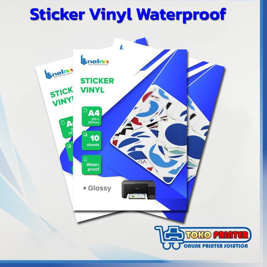 

Paling Laris || WnS Sticker Vinyl Anti Air Glossy A4 Inkjet stiker vynil vinil waterproof ||Promo@hari@ini