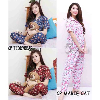 Piyama Pajamas CP tsum tsum Mickey Catty Elmo  HK Marie cat 