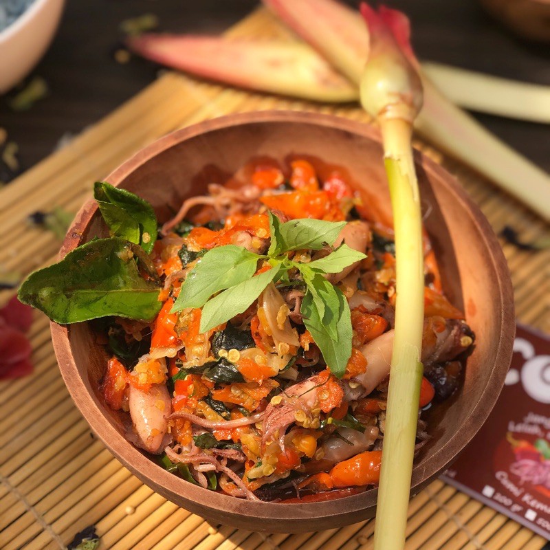 

Cumi Kecombrang 200gr (Berat Bersih)