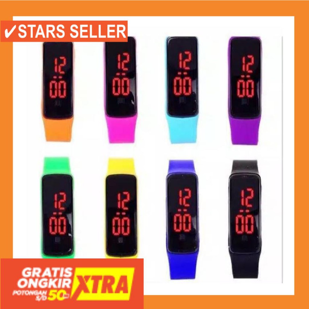 JAM TANGAN GROSIR MURAH LELAKI ANTI KARAT AIR LAKI / LED WATCH / Jam Tangan LED / Jam Tangan Murah