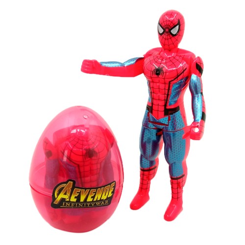 Mainan Surprise Egg Spiderman