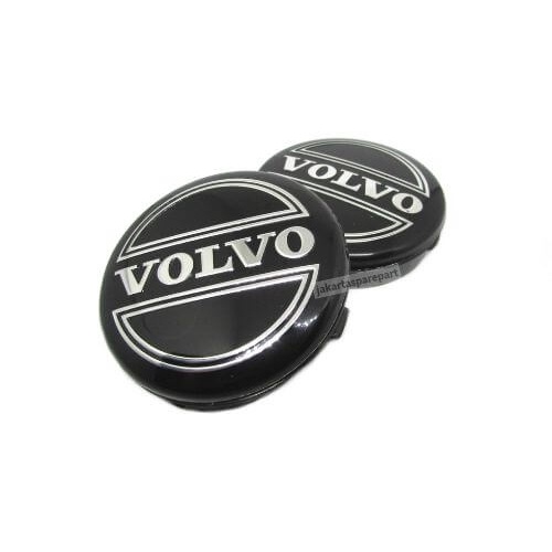 Dop Velg Volvo Ukuran 65mm Warna Hitam