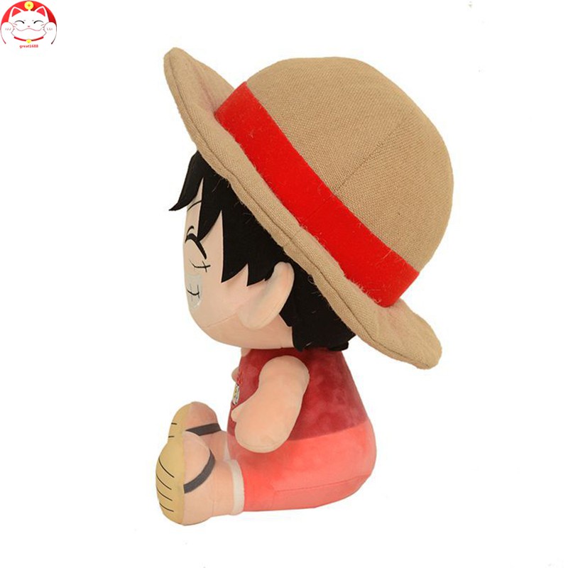 Boneka Plush Karakter Kartun Luffy Untuk Hadiah Ulang Tahun