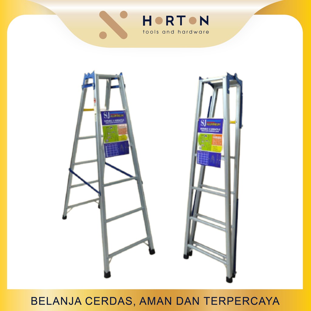 Tangga Lipat Aluminium Ukuran 1,75m / 175cm / Tangga Aluminium