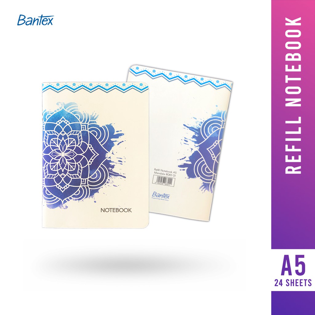 

Bantex Refill Notebook Buku Catatan A5 Motif Batik
