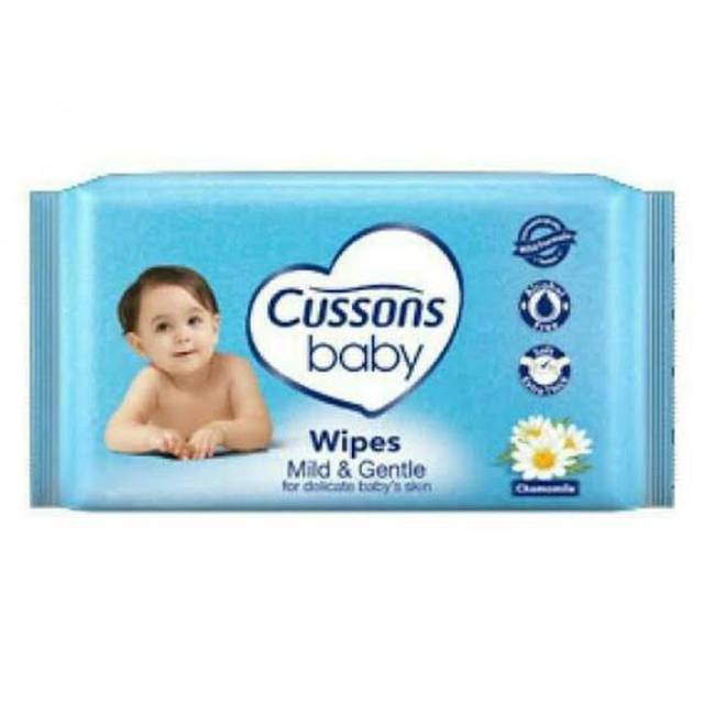 TISU Basah Cussons Baby Wipes  1 bonus 1 @50's