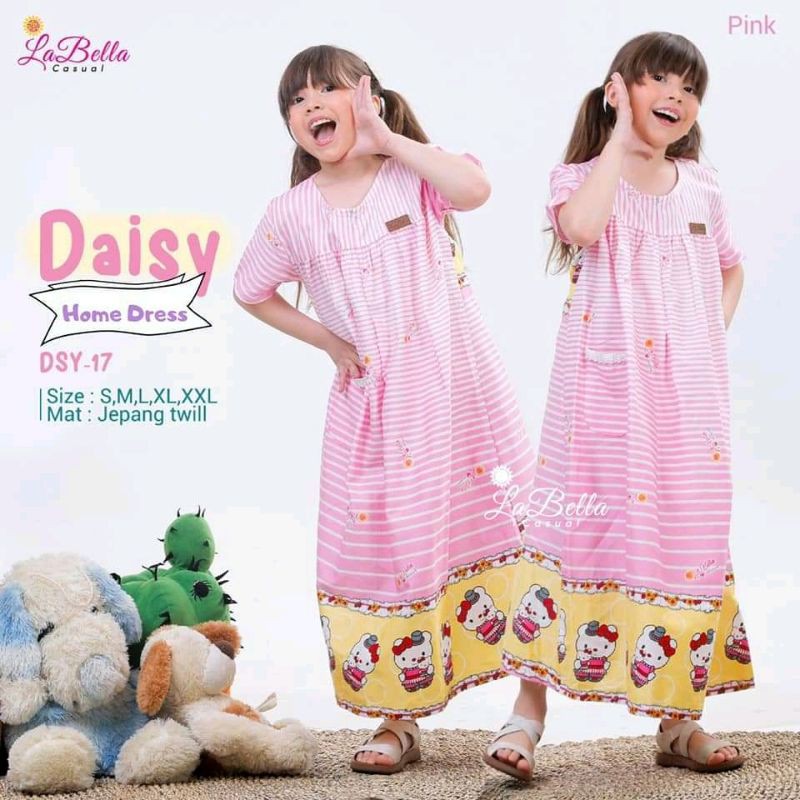 dress anak perempuan labella katun jepang daisy