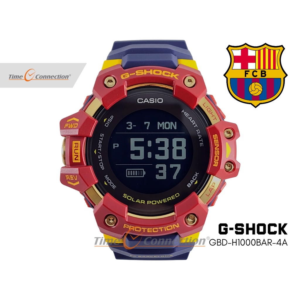 Casio G-Shock GBD-H1000BAR-4 Barcelona Limited Edition Original / Jam Tangan Pria Digital / Gshock G