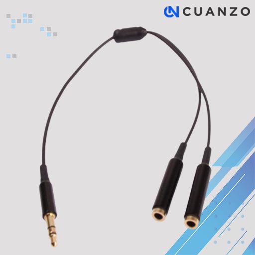 Kabel AUX Audio 3.5mm Male ke 2 x 3.5mm Female HiFi / Kabel Audio Aux Jack Mic Speaker / Kabel Jack Audio Hp Ke salon Gitar Elektrik / Kabel Aux Audio Mobil To Rca / Sambungan Kabel Jack Plug Audio / Jack Plug Headset / Audio Sound System Murah Original