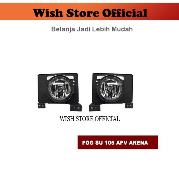 FOGLAMP / LAMPU KABUT PENTAIR SU105 SUZUKI APV ARENA 2007 2008 SET FOG LAMP Bemper Bumper