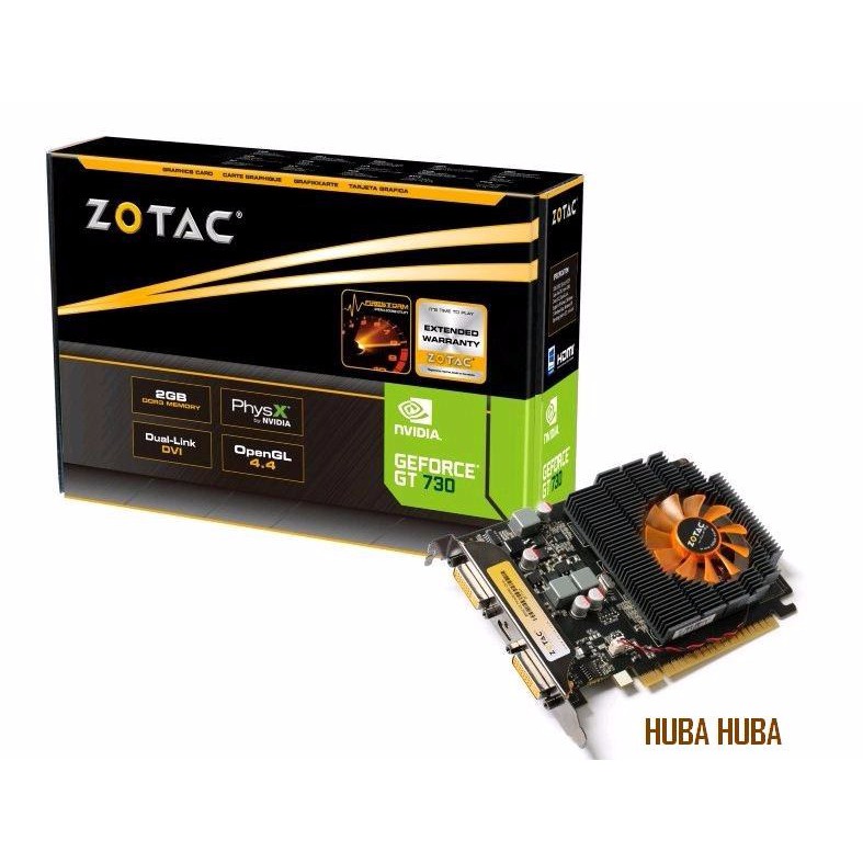 BEST SELLER Zotac GeForce GT 730 2048MB DDR3