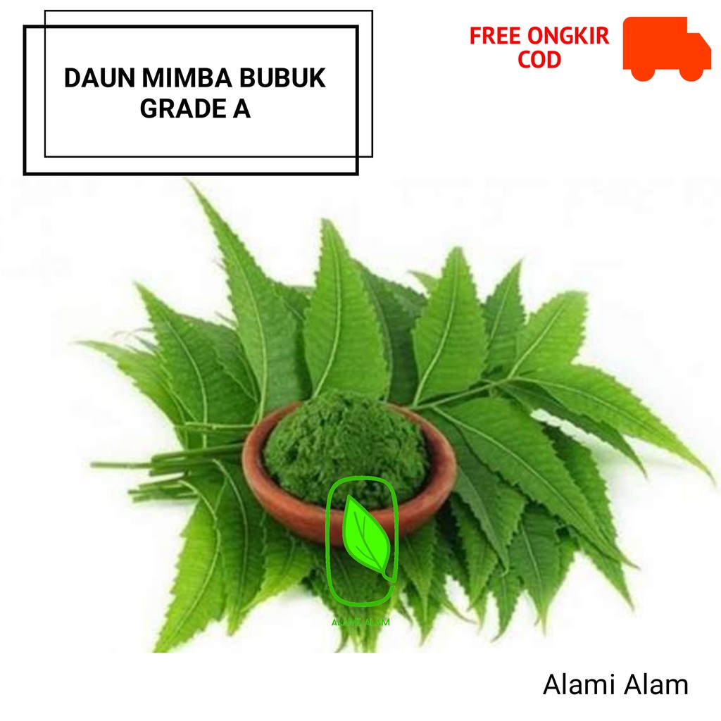 

Bubuk Daun Herbal Mimba Mimbo Imbo 1 kg Alami Grade A