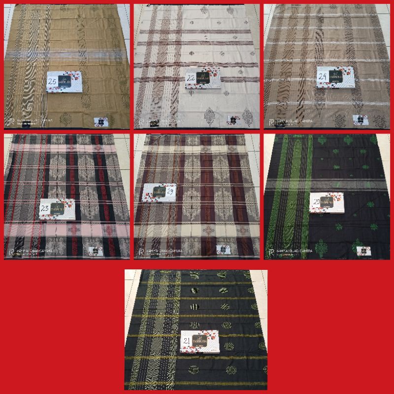 Sarung sapphire tarbush jacquard