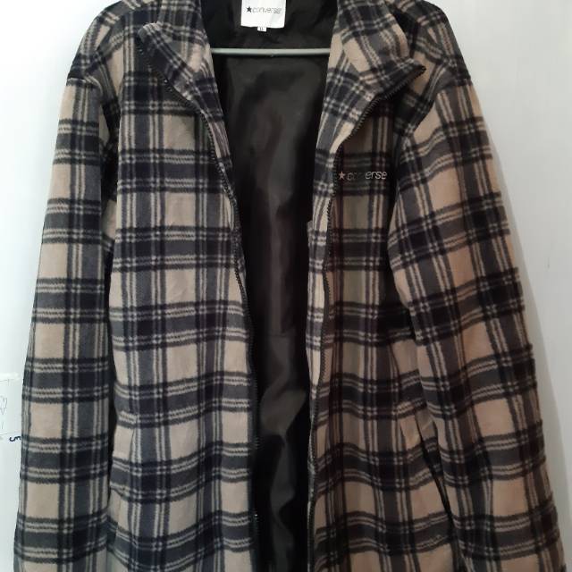 Jaket fleece converse second original