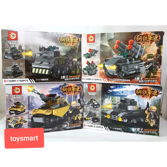 BISA BAYAR DIRUMAH Bricks Lego Tank Alot Pubg Mobil Mainan Anak MURAH