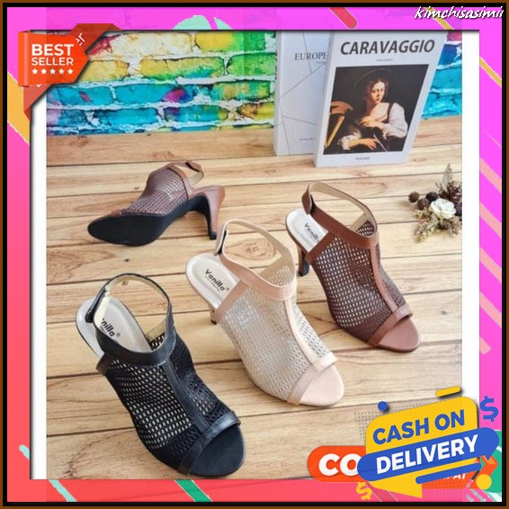 Sendal Selop Wanita Hak Tinggi / Kelom Geulis Tasikmalaya, Sendal Kayu Wanita 8Cm / High Heels Wanit