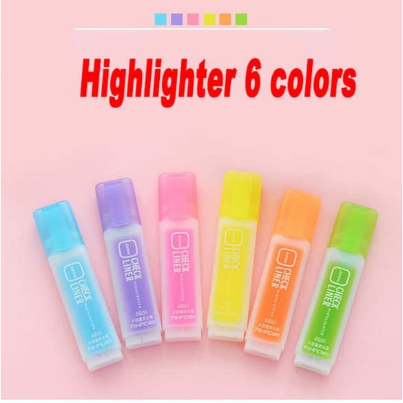 Check Liner Highlighter  LUCKY COLOUR PROMO