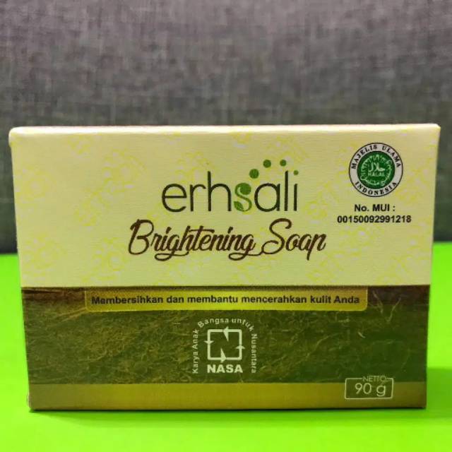 SABUN PEMUTIH WAJAH ORI AMAN /ERHSALI BRIGHTENING SOAP ORI NASA