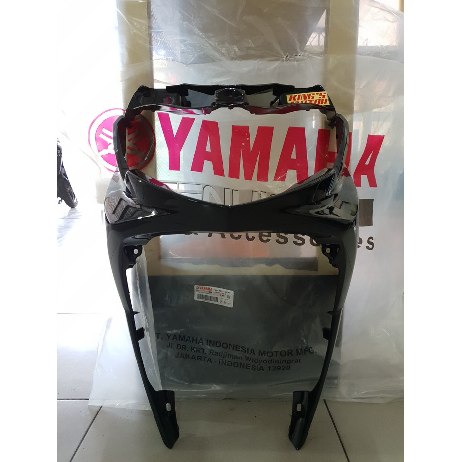 COVER DEPAN SOUL GT / SAYAP SOUL GT 115 (1KP) HITAM ASLI YAMAHA