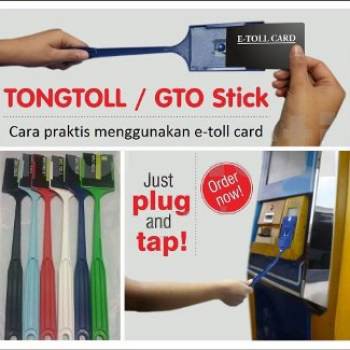 Tongkat Tol Toll Premium Flexible Panjang Fleksibel Etoll Gerbang GTO Aksesoris Mobil Kartu Flazz E-Tol E-Toll