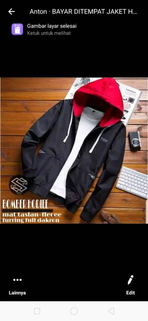 Jaket bomber &amp; jaket bomber hoodie terbaru