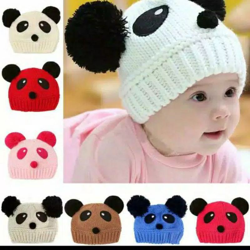 Kupluk MOTIF PANDA Untuk Anak terlaris dan terbaru