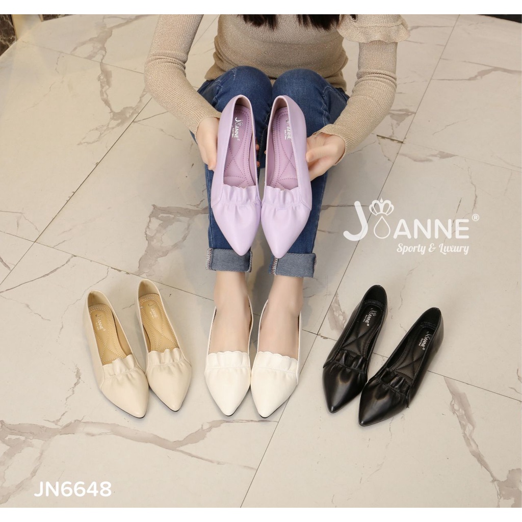 JOANNE Sepatu Kerja low Heels Block Shoes #JN6648 ORIGINAL