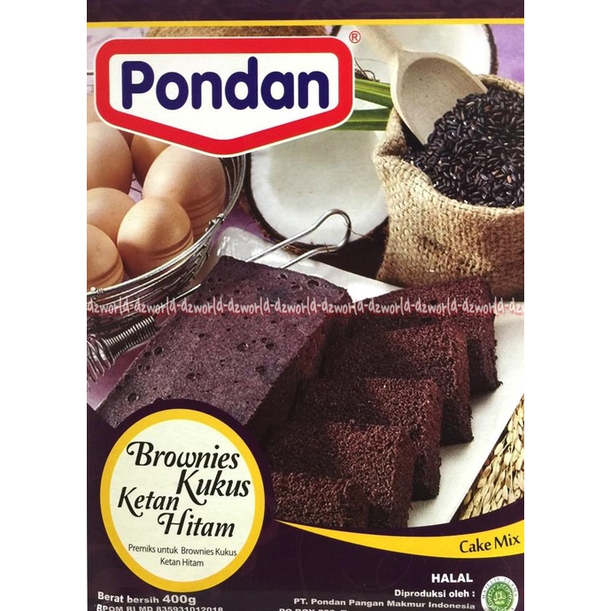 

Diskon Pondan Brownies Kukus Ketan Hitam Tepung Instan Membuat Bronis Premiks Diskon