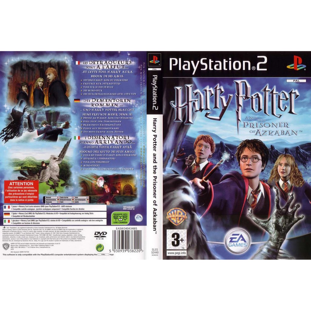 DVD Kaset Game PS2 Harry Potter and the Prisoner of Azkaban